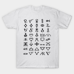 Alchemical Symbols T-Shirt